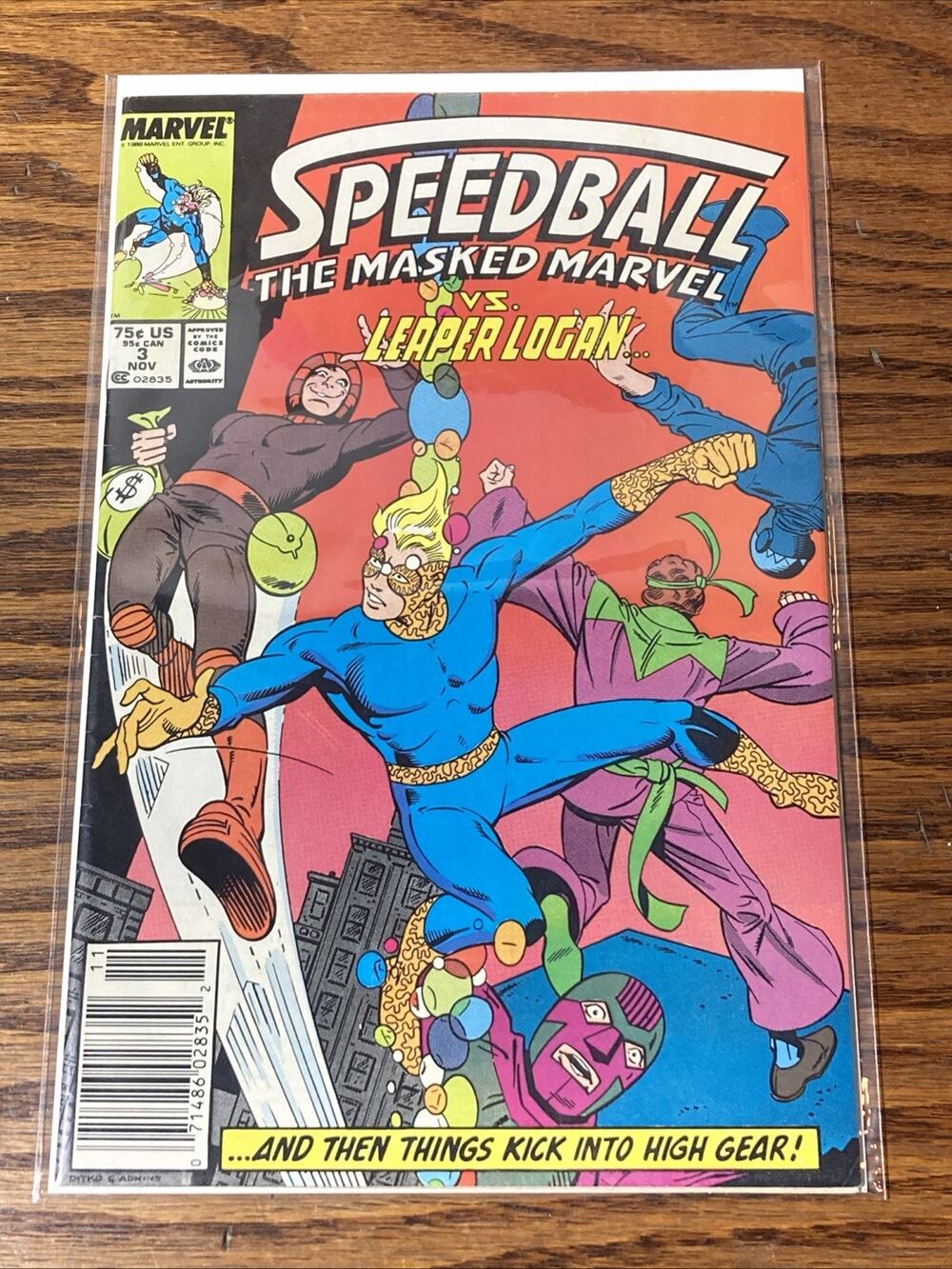 Speedball #3 (Marvel Comics November 1988)